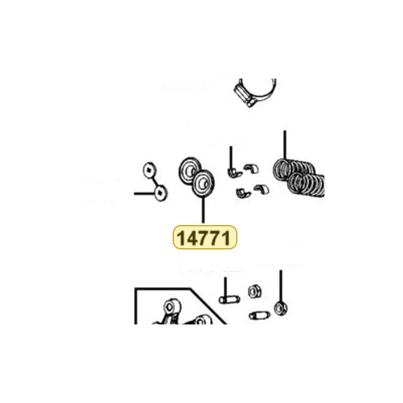 14771-LKF5-E00 RETAINER. VALVE SPRING — diagram cutout