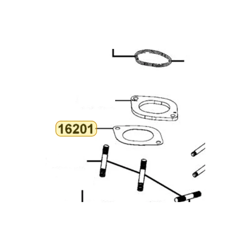 16201-LKF5-E00 GASKET. CARB INSULATOR A — diagram cutout
