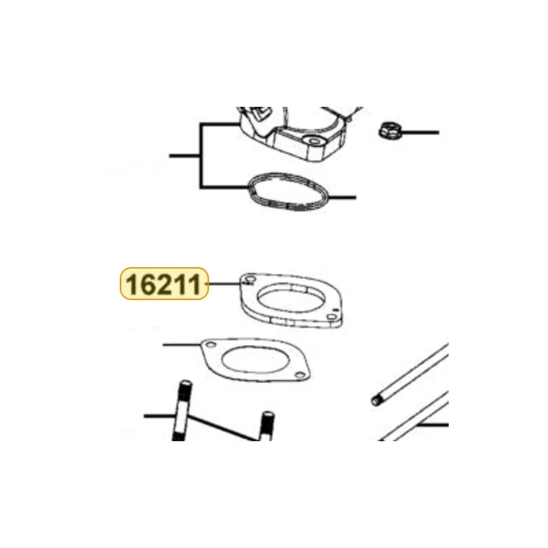 16211-LKF5-E00 INSULATOR. CARB — diagram cutout