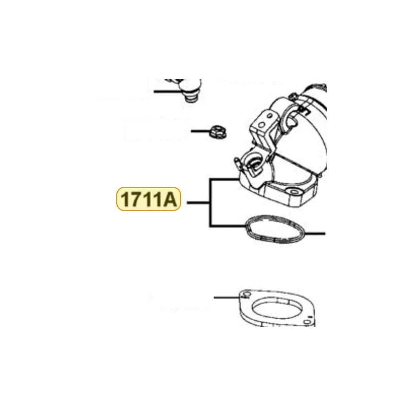 1711A-LKF5-E00 PIPE ASSY.. INLET — diagram cutout