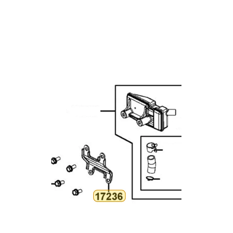 17236-LKF5-E00 STAY OIL CATCH — diagram cutout