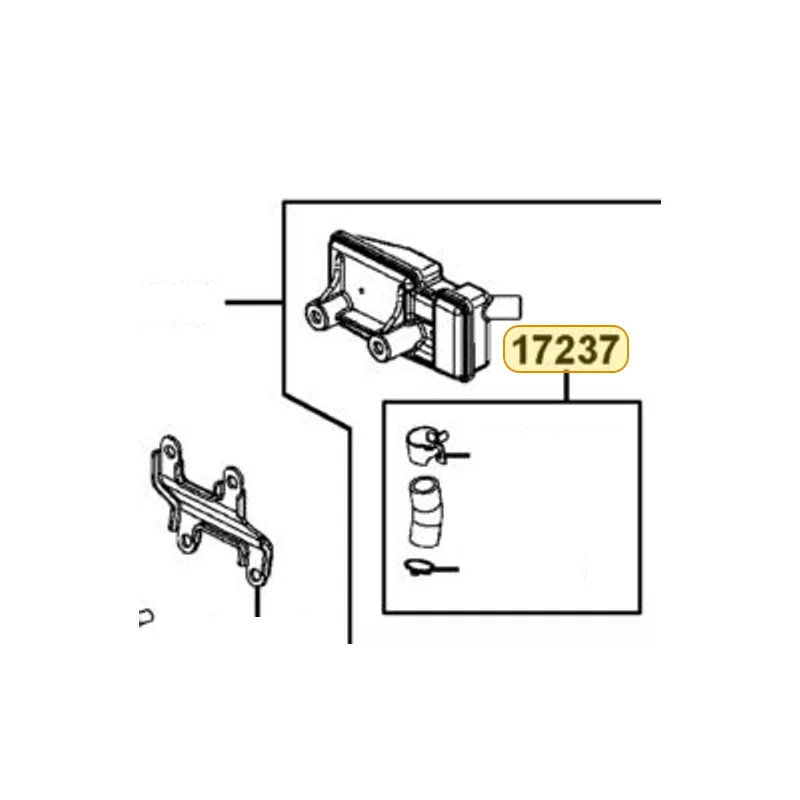 17237-LKF5-E00 TUBE OIL CATCH — diagram cutout