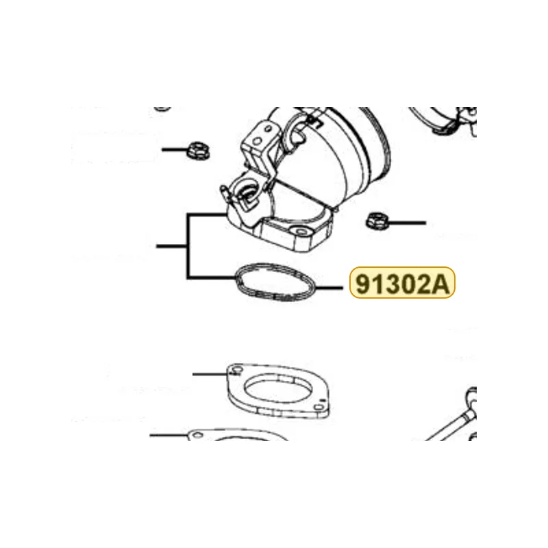91302-LKF5-E00 SET RUBBER. — diagram cutout