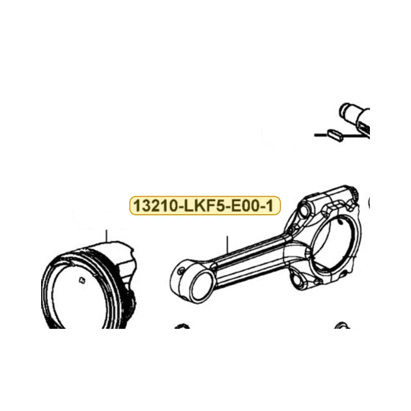 13210-LKF5-E00-1 CONN. ROD ASSY, p40(0~+0.008) — diagram cutout