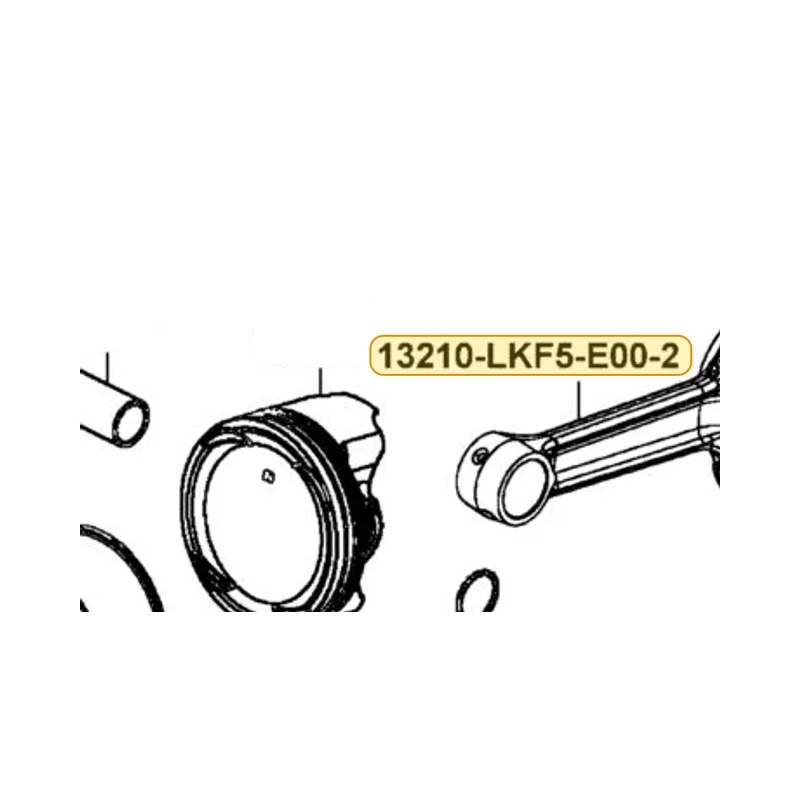 13210-LKF5-E00-2 CONN. ROD ASSY, p40(+0.008~+0.016) — diagram cutout