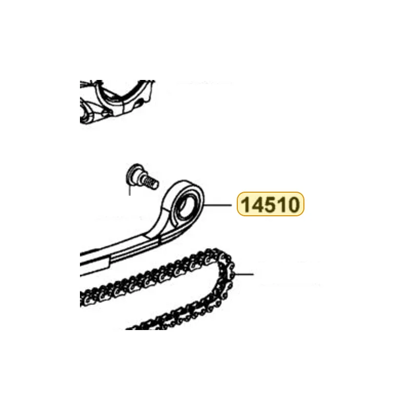 14510-LKF5-E01 TENSIONER. CAM CHAIN — diagram cutout