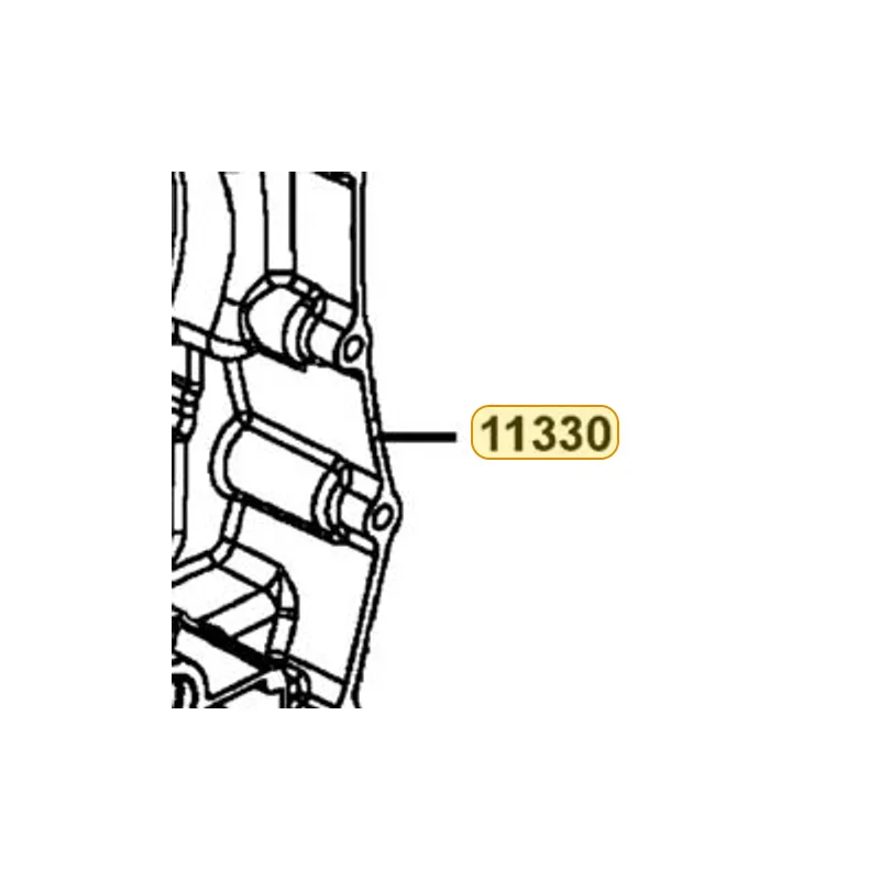 11330-LKF5-E00-MLA COVER COMP R CRANK CASE (Flat Black) — diagram cutout
