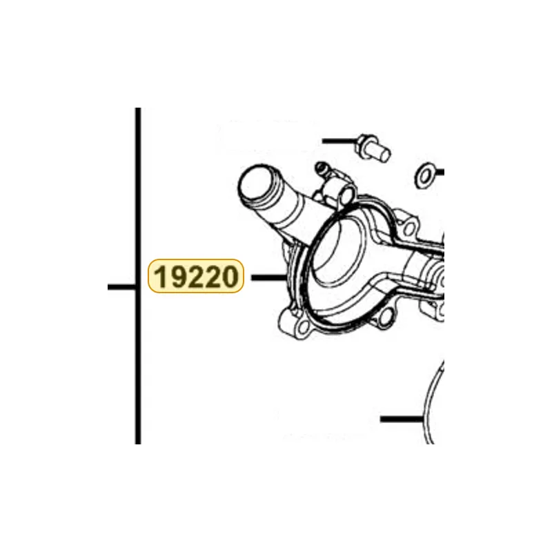 19220-LKF5-305-NEA COVER WATER PUMP — diagram cutout
