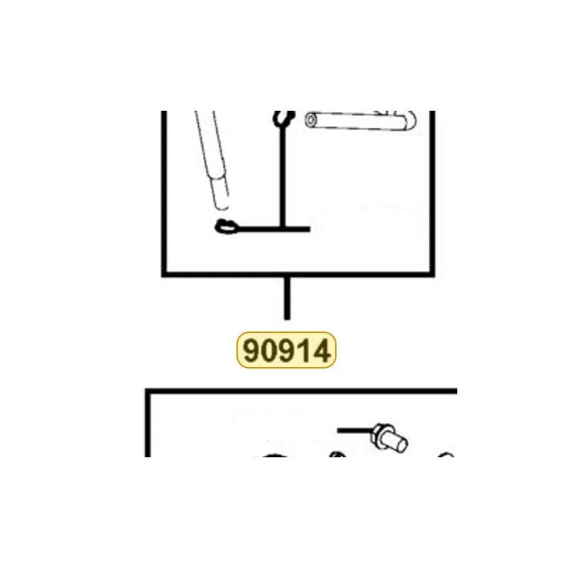 90914-LKF5-E00 TUBE ASSY.WATER — diagram cutout