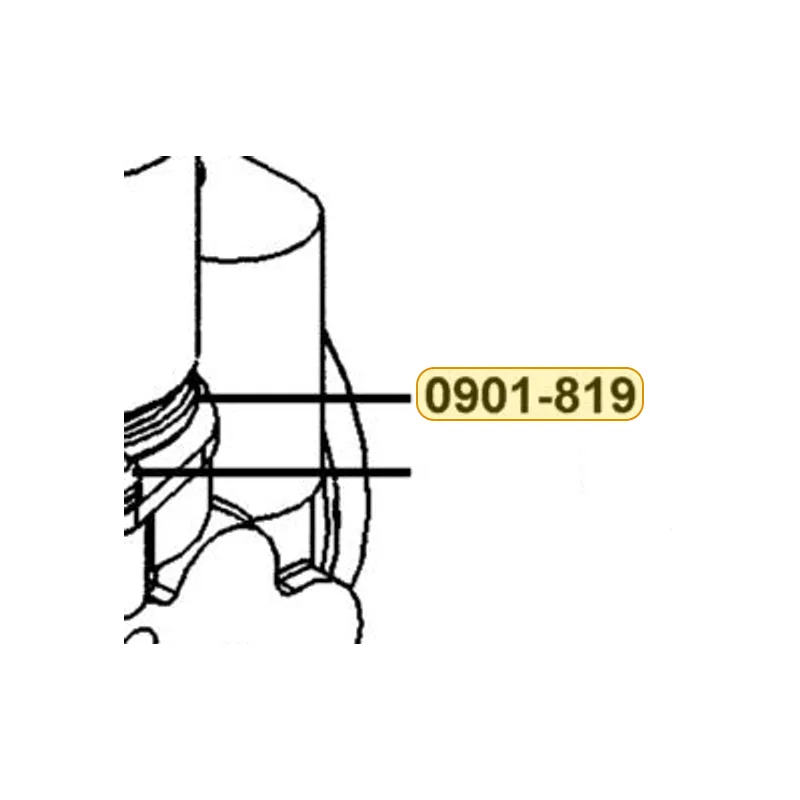 0901-819-6001 O-RING — diagram cutout