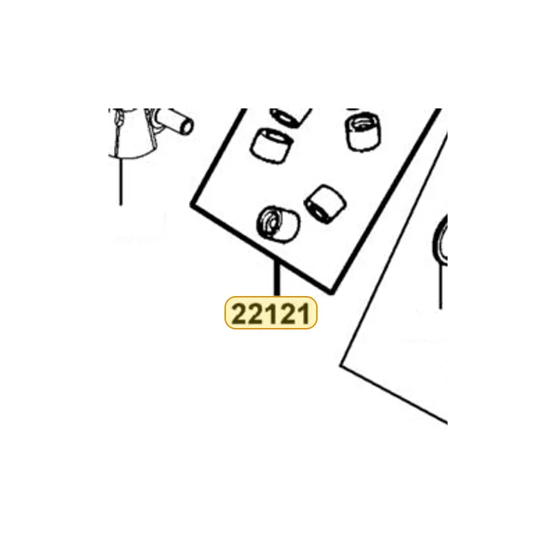 22121-LKF5-305 ROLLER SET WEIGHT (1SET:6PCS) — diagram cutout