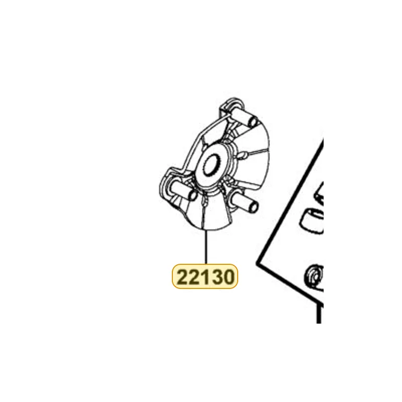22130-LKF5-E00 RAMP PLATE COMP. — diagram cutout