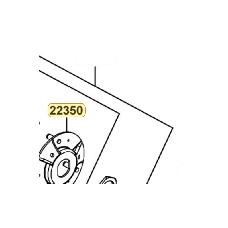 22350-LKF5-E00 PLATE COMP. DRIVE — diagram cutout