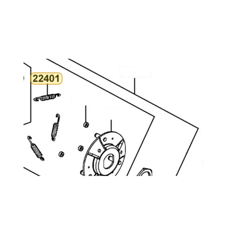 22401-LKF5-E00 SPRING. CLUTCH — diagram cutout