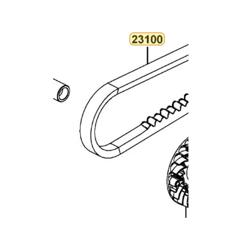 23100-LKF5-E02 BELT DRIVE (N-6M) — diagram cutout