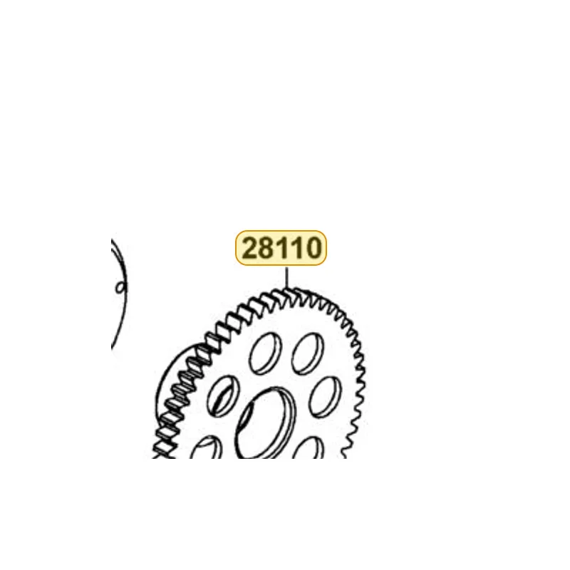 28110-LKF5-E00 GEAR COMP.. STARTING CLUTCH — diagram cutout