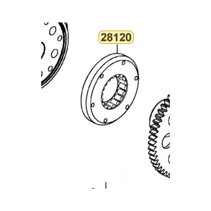 28120-LKF5-E00 ONE WAY CLUTCH — diagram cutout