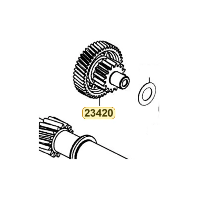 23420-LKF5-E00 SHAFT COMP.. COUNTER — diagram cutout