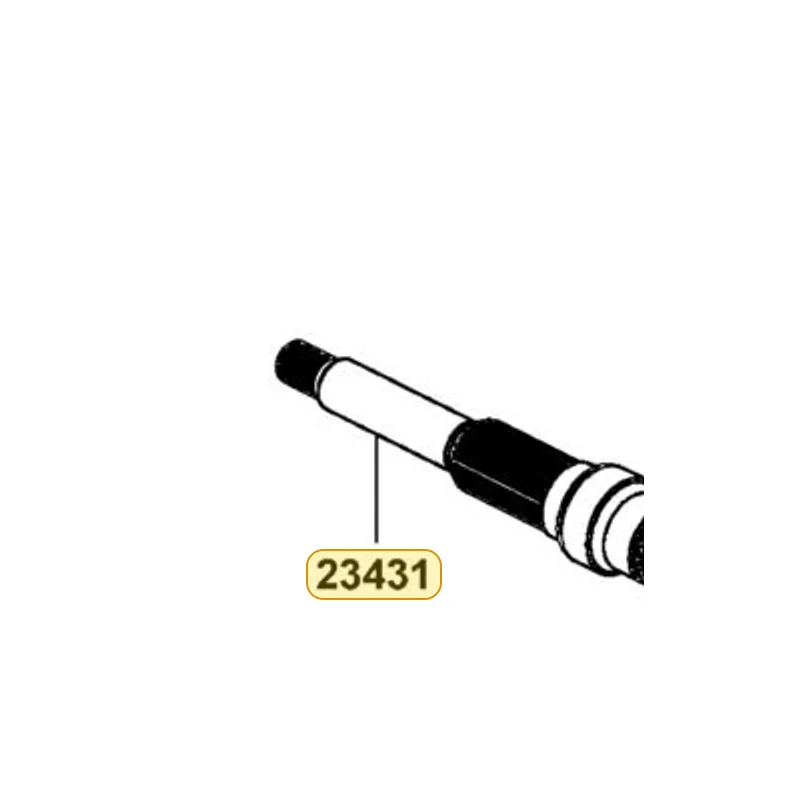 23431-LKF5-E00 SHAFT. FINAL — diagram cutout