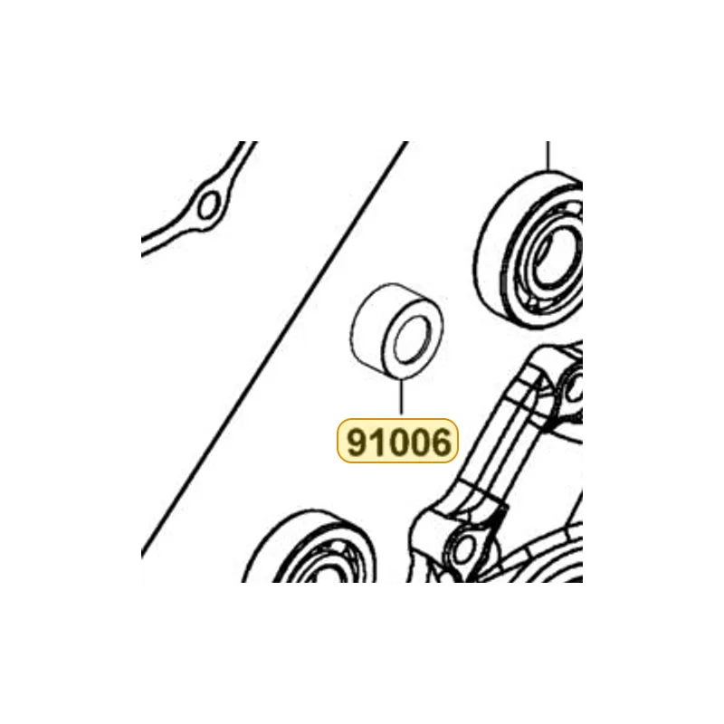 91006-LKF5-E00 BEARING NK20X34X18 — diagram cutout