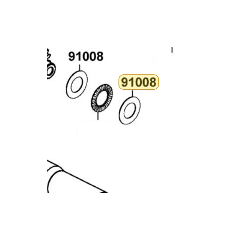 91008-LKF5-E00 PLATE .BEARING — diagram cutout