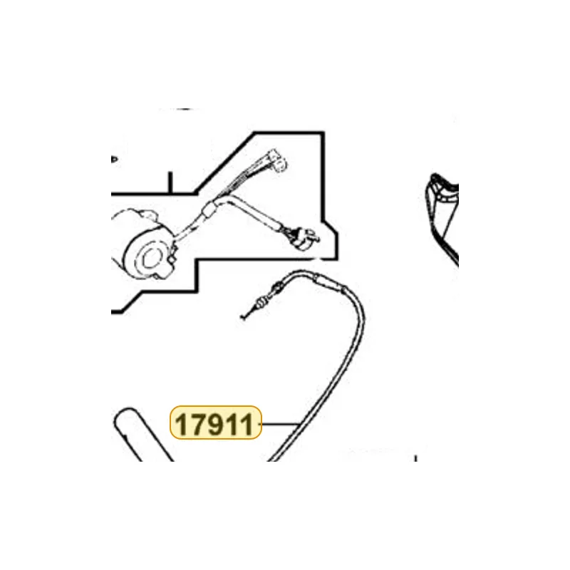 17911-LKF5-E00 CABLE B THROT — diagram cutout