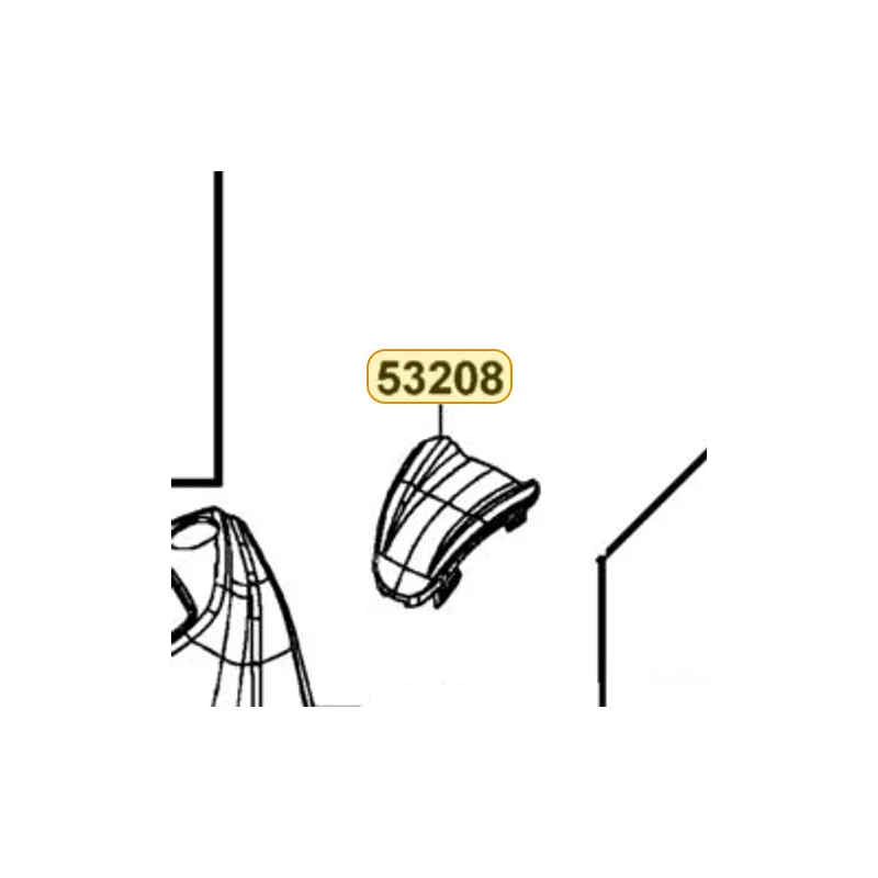 53208-LKF5-E00-N1R LID.HANDLE UP (Black) — diagram cutout