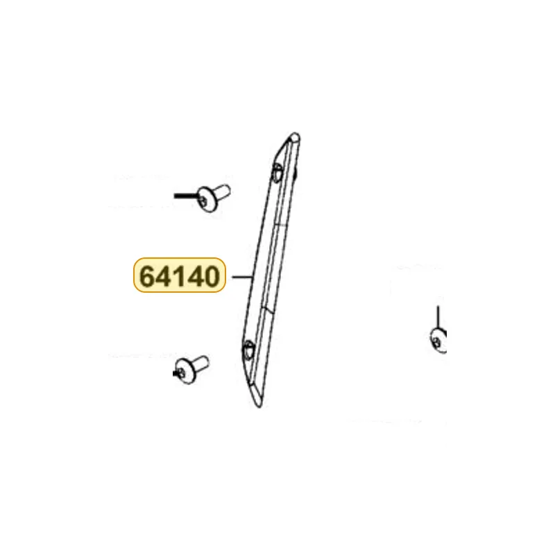 64140-LKF5-E00-N1R COVER R WIND SCREEN (Black) — diagram cutout