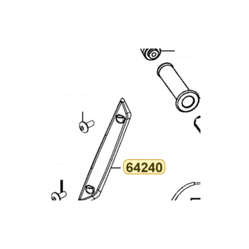 64240-LKF5-E00-N1R COVER L WIND SCREEN (Black) — diagram cutout