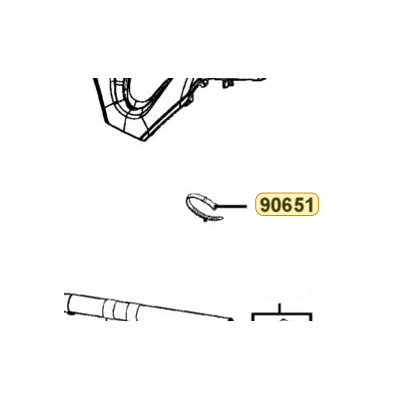 90651-LKF5-E01 CLIP WIRE HARN — diagram cutout