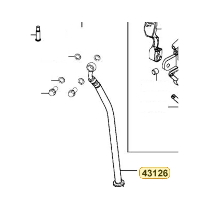 43126-LKF5-E01 HOSE ASSY RR BRK — diagram cutout