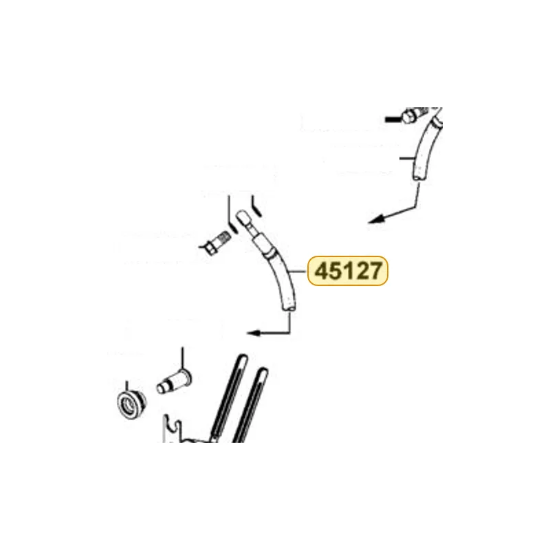 45127-LKF5-E01 HOSE ASSY M/C BRK RH(ABS) — diagram cutout