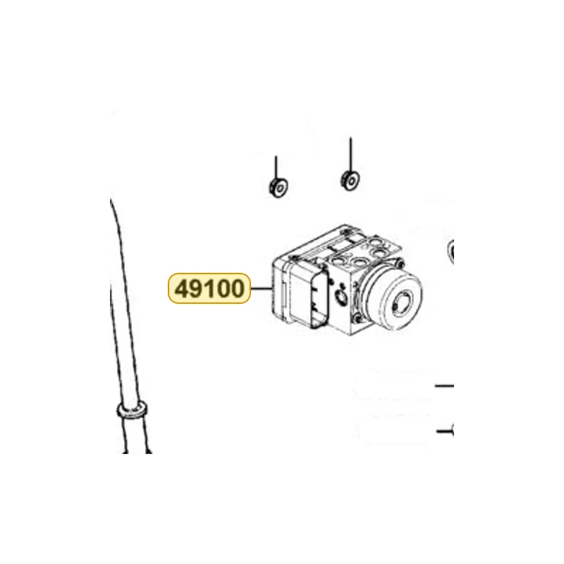49100-LKF5-E01 MODULATOR ASSY ABS — diagram cutout