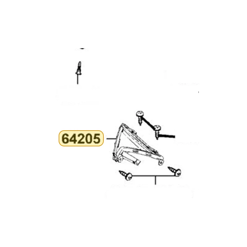 64205-LKF5-E00-N1P SKIRT A.R SIDE — diagram cutout
