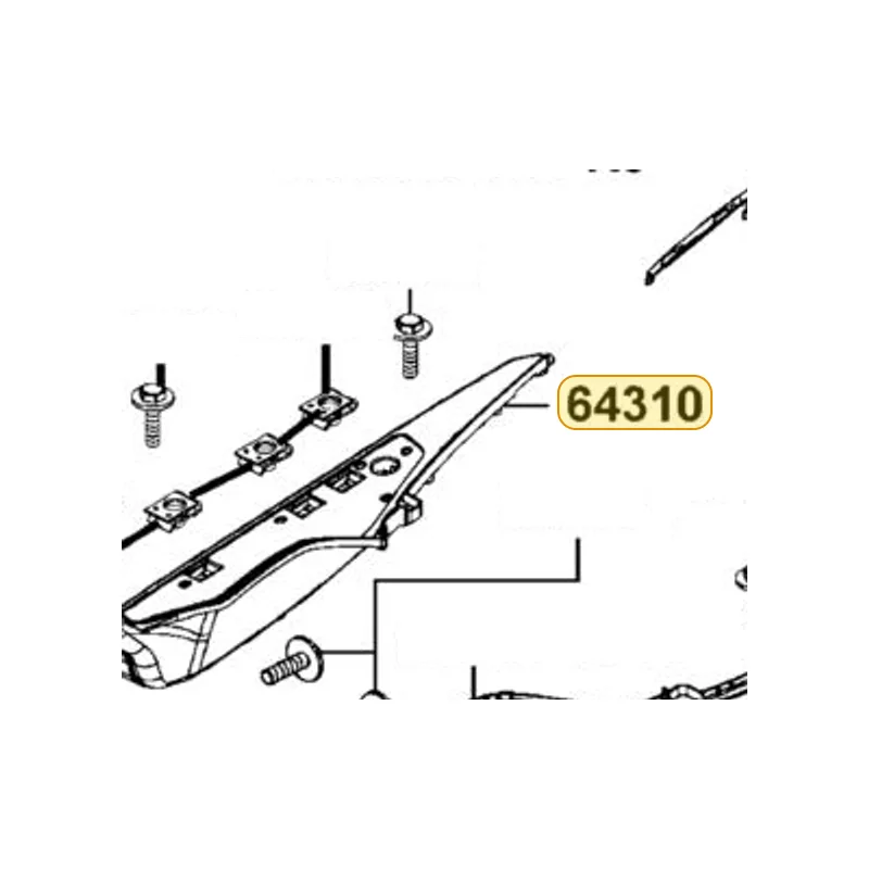 64310-LKF5-E00-N1R FLOOR.PANEL R (Black) — diagram cutout