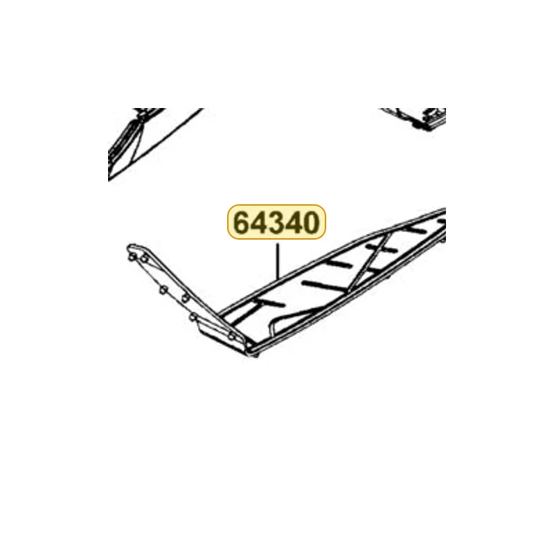 64340-LKF5-E00-N1R MAT FLOOR.L (Black) — diagram cutout