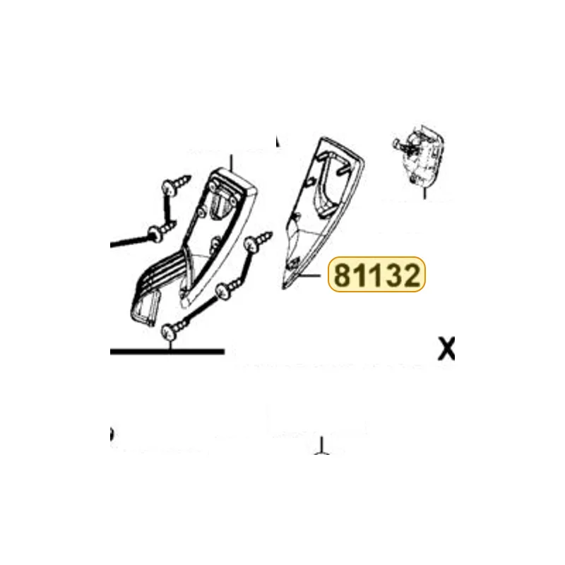 81132-LKF5-E00-N1R LID.FR. INNER BOX (Black) — diagram cutout