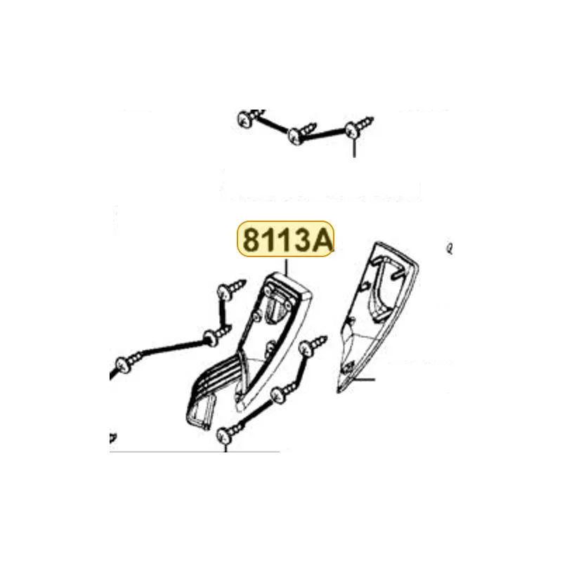 8113A-LKF5-E00-N1R LID FR.ASSY..INNER BOX B (Black) — diagram cutout