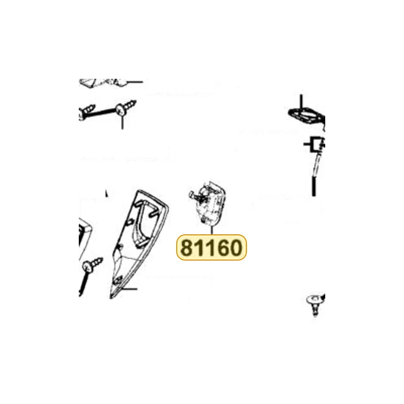 81160-LKF5-E00 LOCK ASSY..FR INNER BOX — diagram cutout