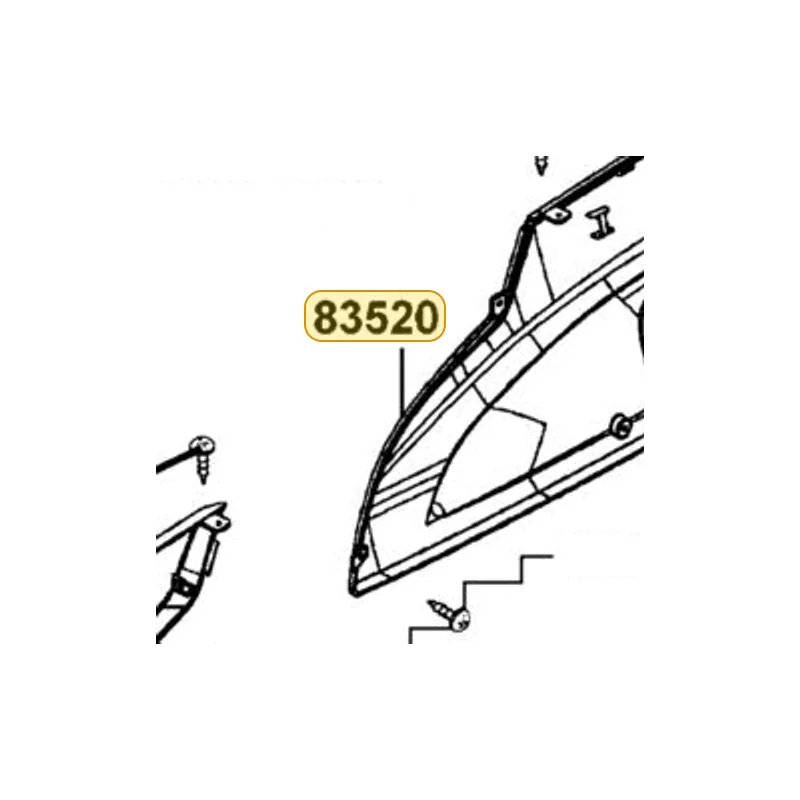 83520-LKF5-E00-NEP MOLD.R SIDE — diagram cutout