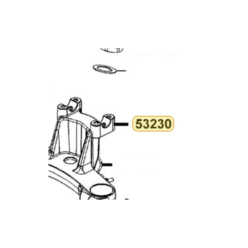53230-LKF5-E00 BRIDGE, FORK TOP — diagram cutout