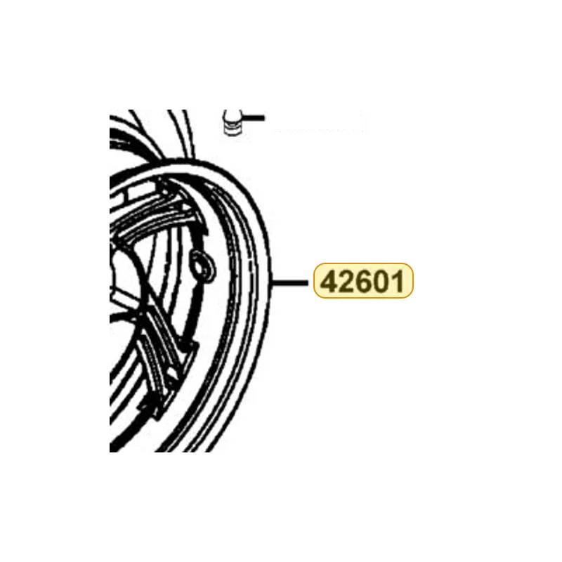 42601-LKF5-E00-YYA WHEEL COMP. . RR — diagram cutout