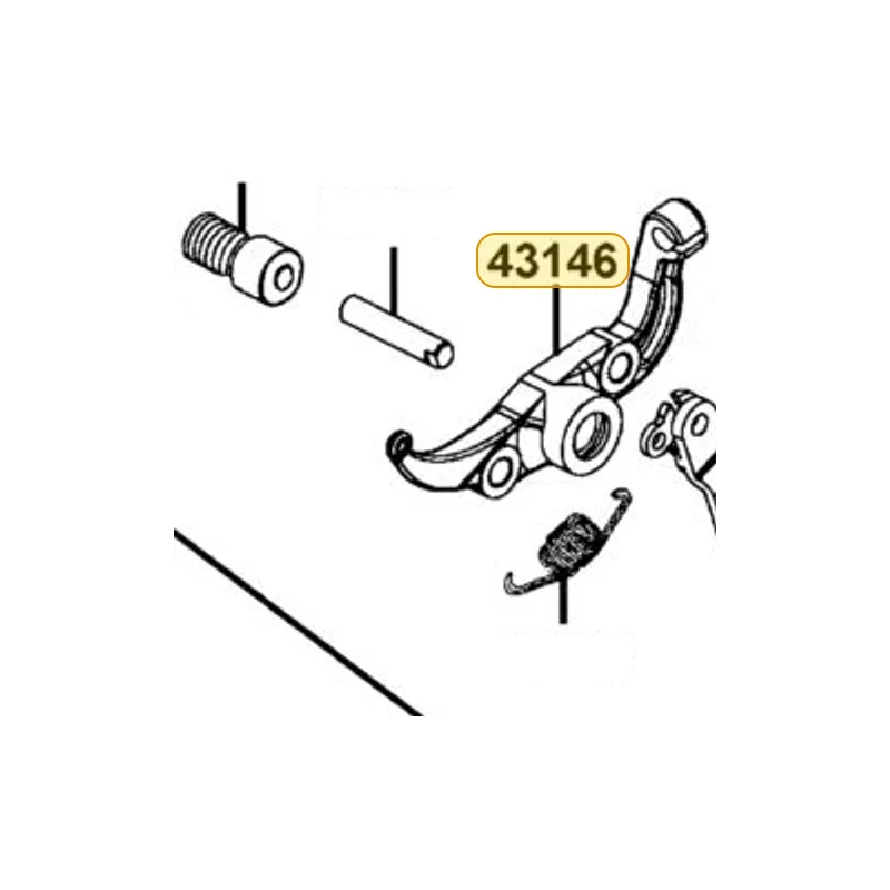 43146-LKF5-E00 BRACKET CABLE — diagram cutout