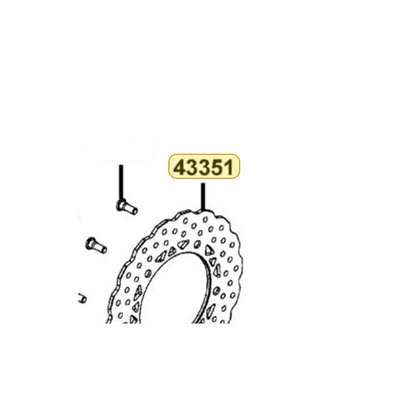 43351-LKF5-E00 DISK. RR BRAKE — diagram cutout