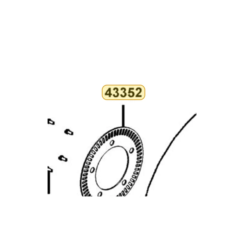 43352-LKF5-E01 TOOTHED RING SENSOR — diagram cutout