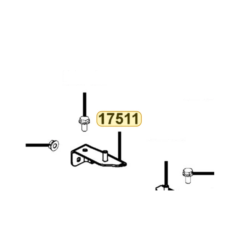17511-LKF5-E00 STAY R.FUEL TANK — diagram cutout