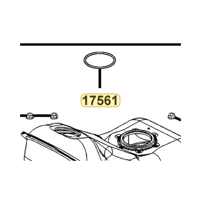 17561-LDF2-900 O-RING — diagram cutout