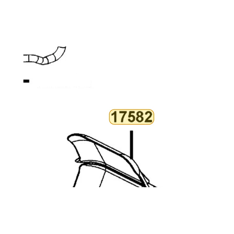 17582-LKF5-E00 HEAD GUARD COVER — diagram cutout