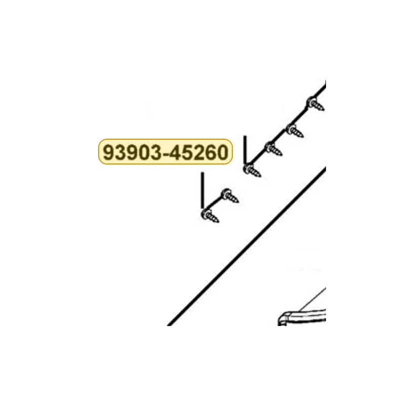 93903-45260 SCREW TAPPING 5*12 — diagram cutout