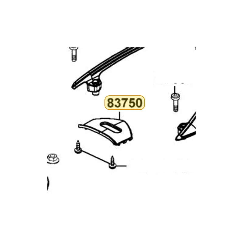 83750-LKF5-E00-J2P COVER RR CENTER — diagram cutout